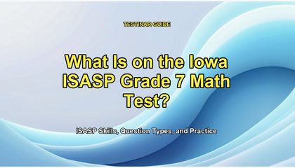 What Is on the Iowa ISASP Grade 7 Math Test?