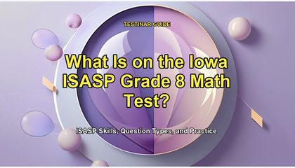What Is on the Iowa ISASP Grade 8 Math Test?