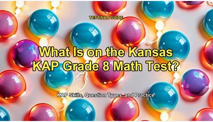 What Is on the Kansas KAP Grade 8 Math Test?