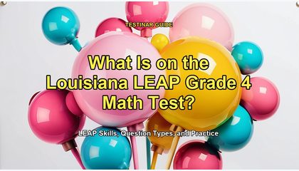 What Is on the Louisiana LEAP Grade 4 Math Test?