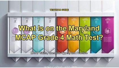 What Is on the Maryland MCAP Grade 4 Math Test?