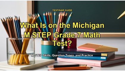 What Is on the Michigan M STEP Grade 7 Math Test?