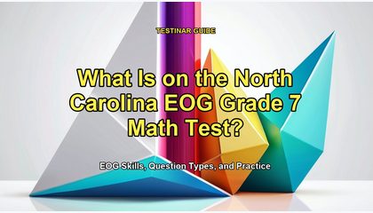 What Is on the North Carolina EOG Grade 7 Math Test?