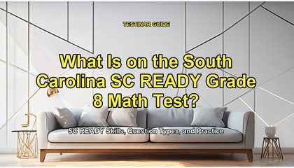 What Is on the South Carolina SC READY Grade 8 Math Test?
