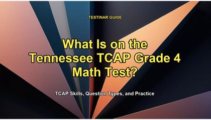 What Is on the Tennessee TCAP Grade 4 Math Test?