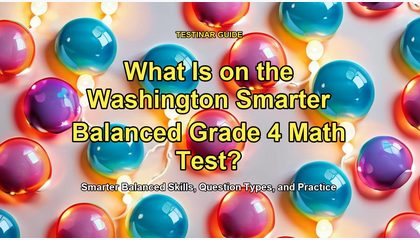 What Is on the Washington Smarter Balanced Grade 4 Math Test?