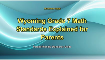 Wyoming Grade 7 Math Standards Explained for Parents
