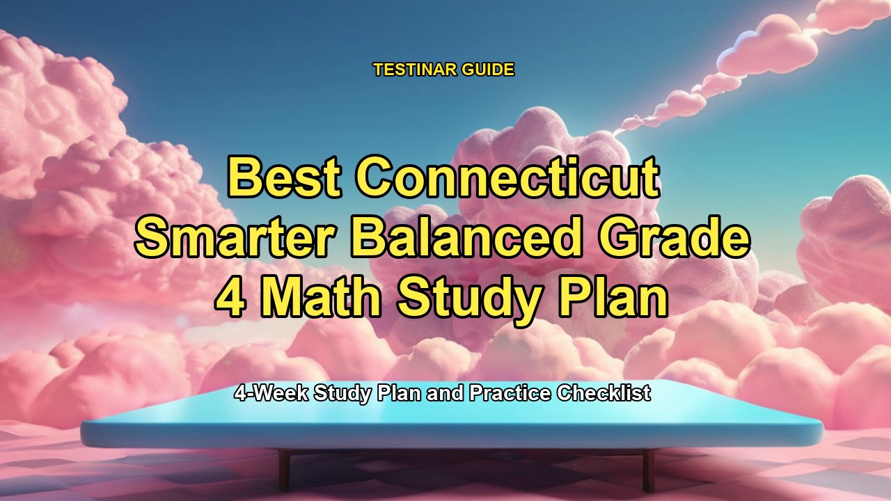 Best Connecticut Smarter Balanced Grade 4 Math Study Plan