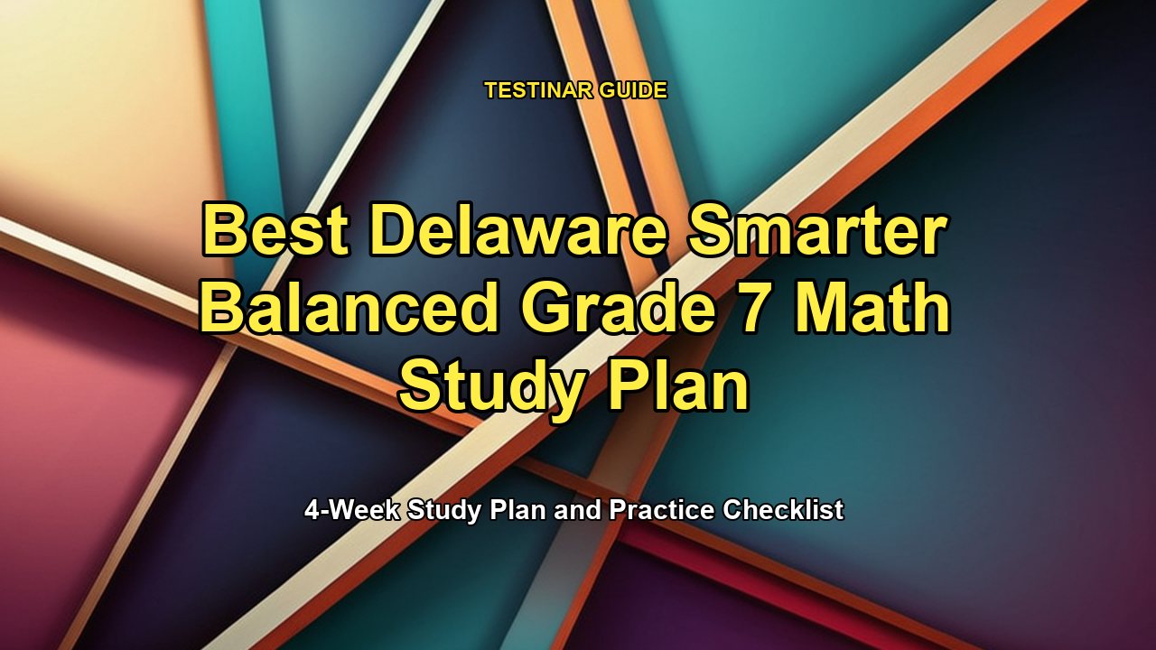 Best Delaware Smarter Balanced Grade 7 Math Study Plan