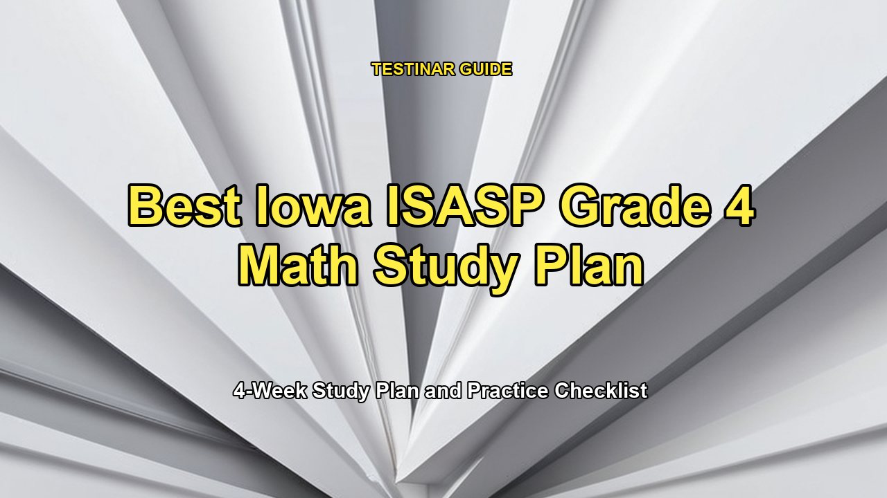 Best Iowa ISASP Grade 4 Math Study Plan