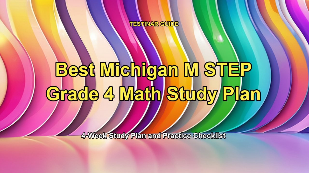 Best Michigan M STEP Grade 4 Math Study Plan