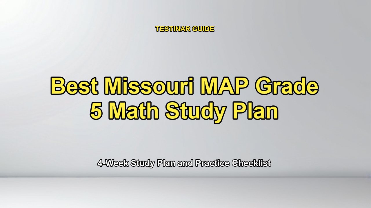 Best Missouri MAP Grade 5 Math Study Plan