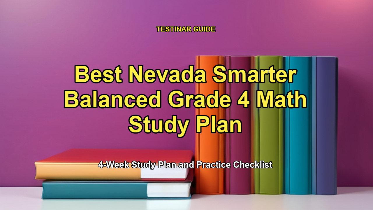 Best Nevada Smarter Balanced Grade 4 Math Study Plan