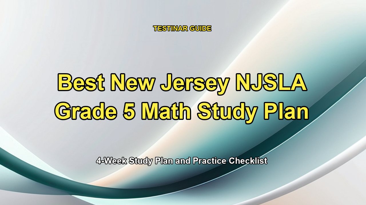 Best New Jersey NJSLA Grade 5 Math Study Plan