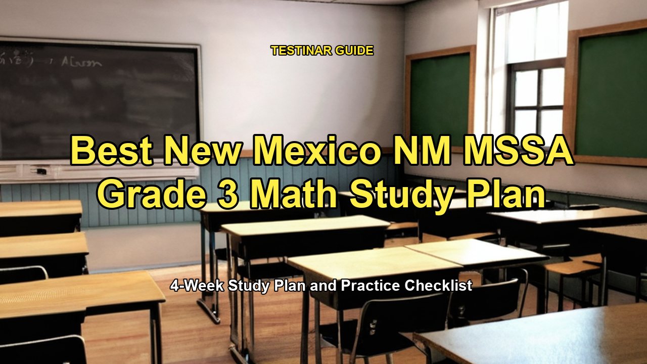 Best New Mexico NM MSSA Grade 3 Math Study Plan