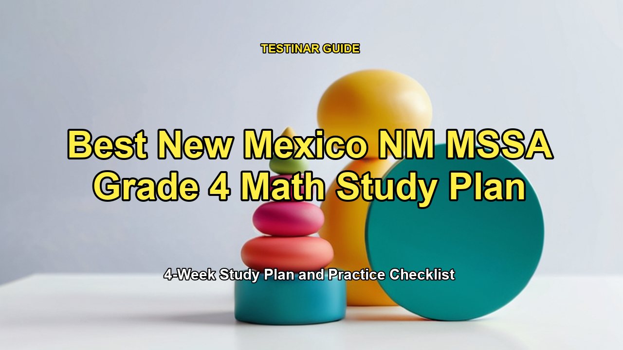 Best New Mexico NM MSSA Grade 4 Math Study Plan
