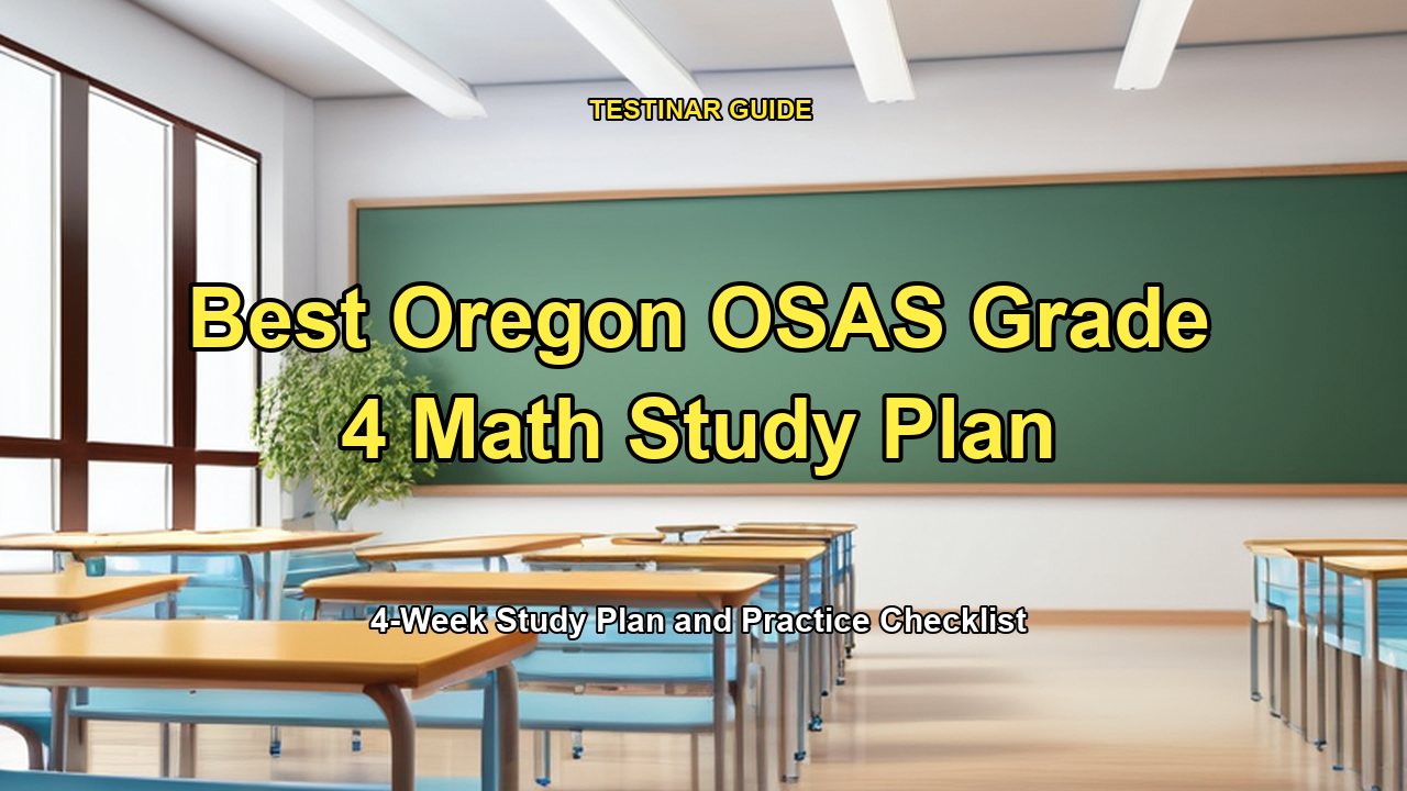 Best Oregon OSAS Grade 4 Math Study Plan