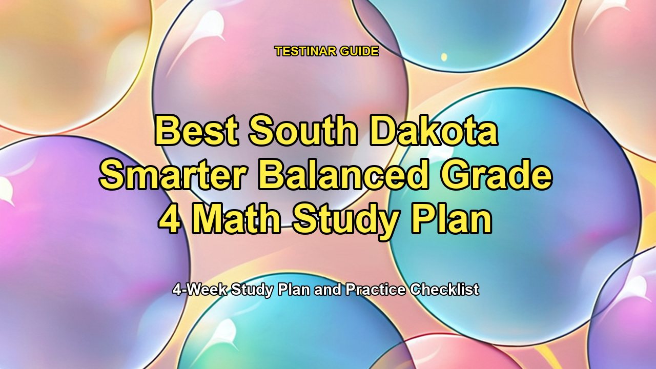 Best South Dakota Smarter Balanced Grade 4 Math Study Plan