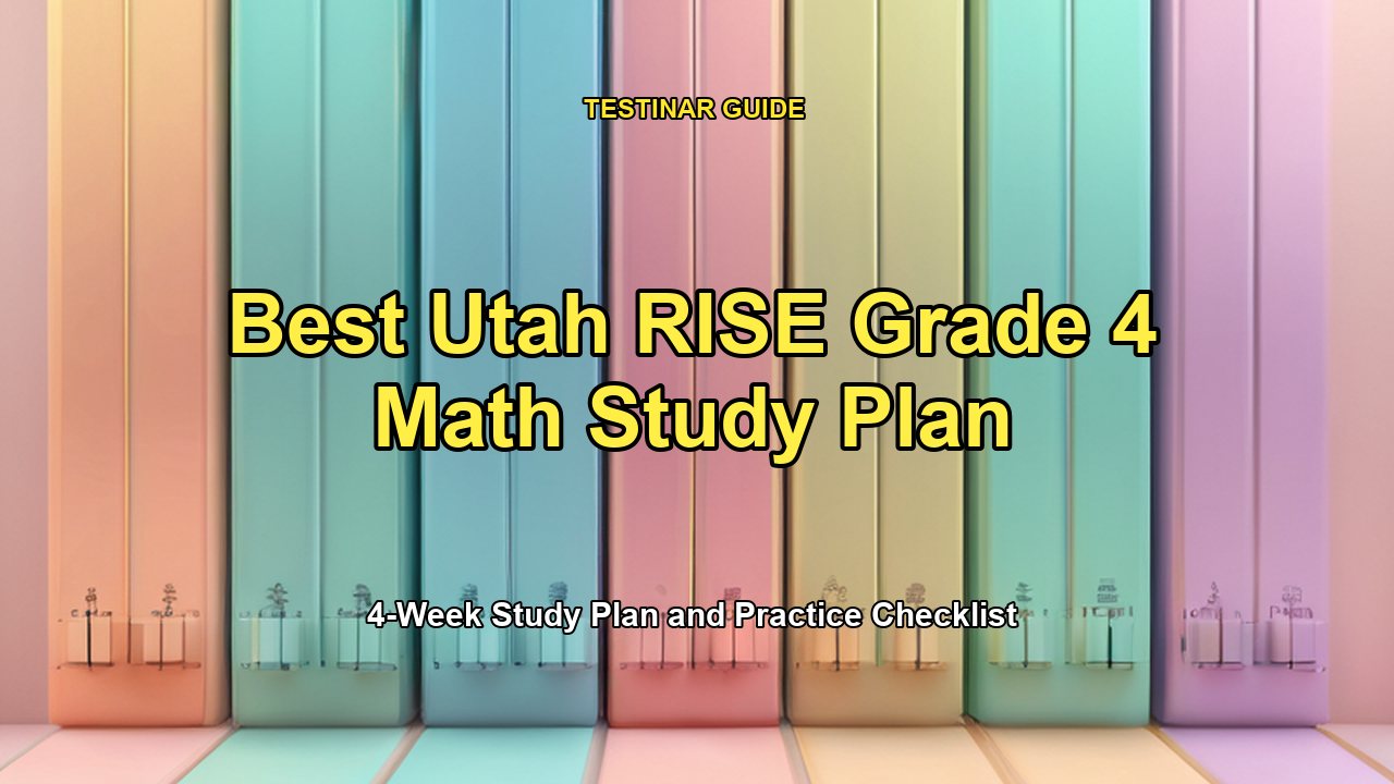 Best Utah RISE Grade 4 Math Study Plan