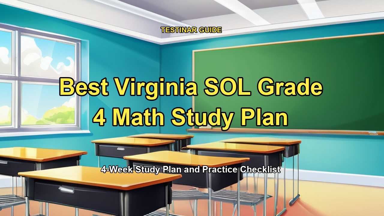 Best Virginia SOL Grade 4 Math Study Plan