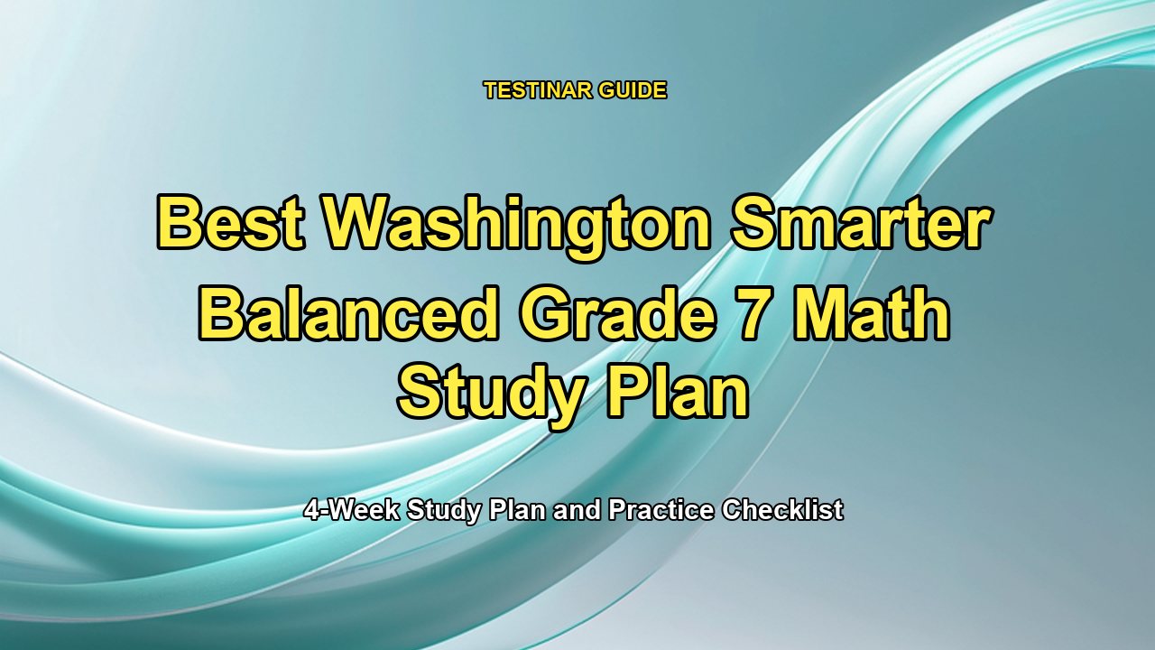 Best Washington Smarter Balanced Grade 7 Math Study Plan