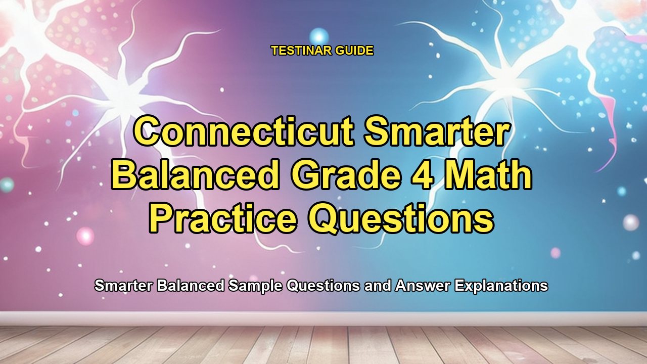 Connecticut Smarter Balanced Grade 4 Math Practice Questions