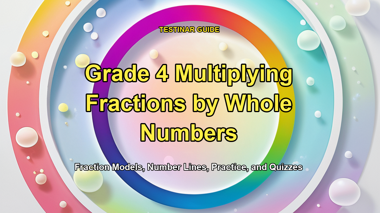 Grade 4 Multiplying Fractions by Whole Numbers