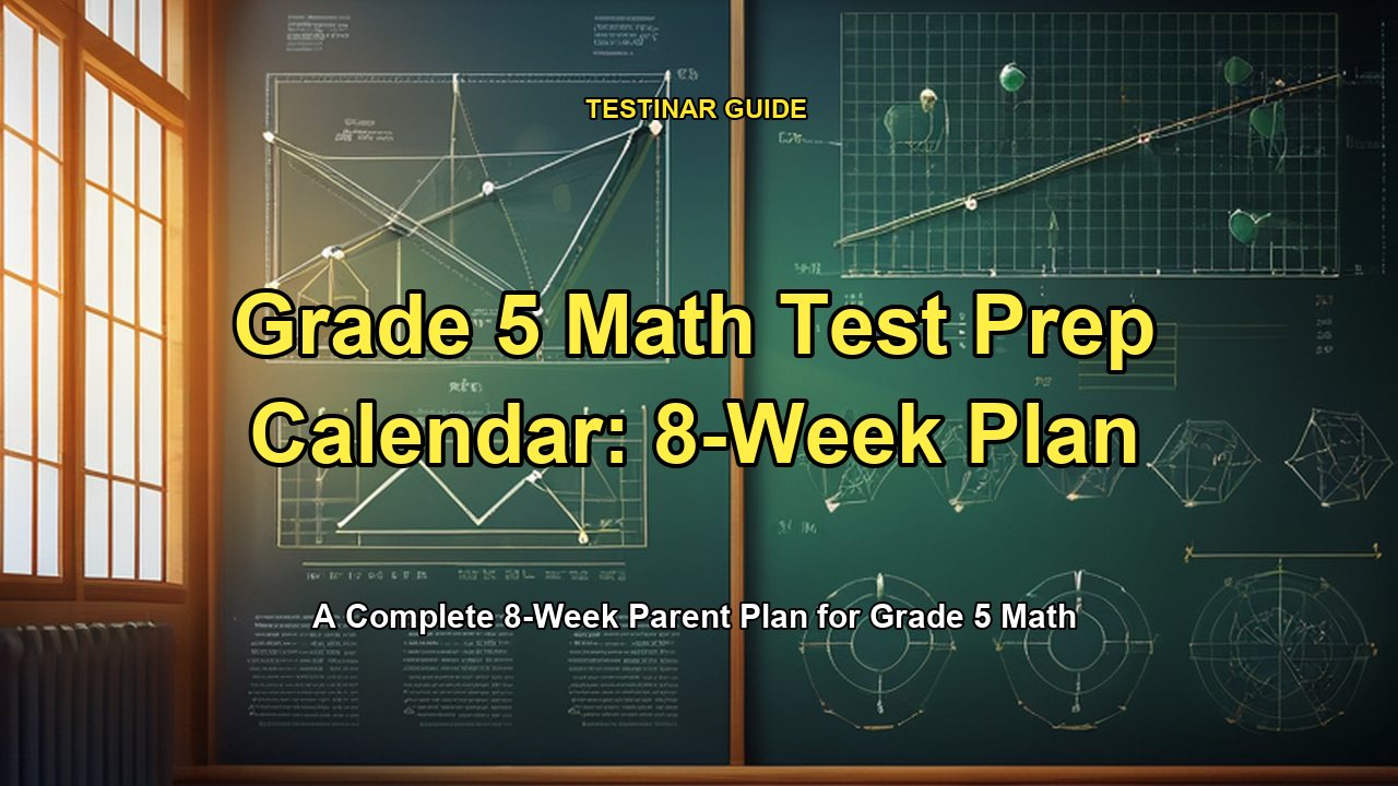 Grade 5 Math Test Prep Calendar: 8-Week Plan
