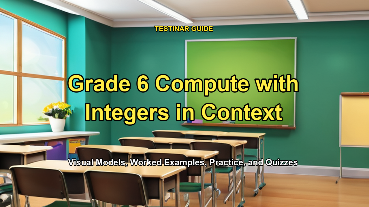 Grade 6 Compute with Integers in Context