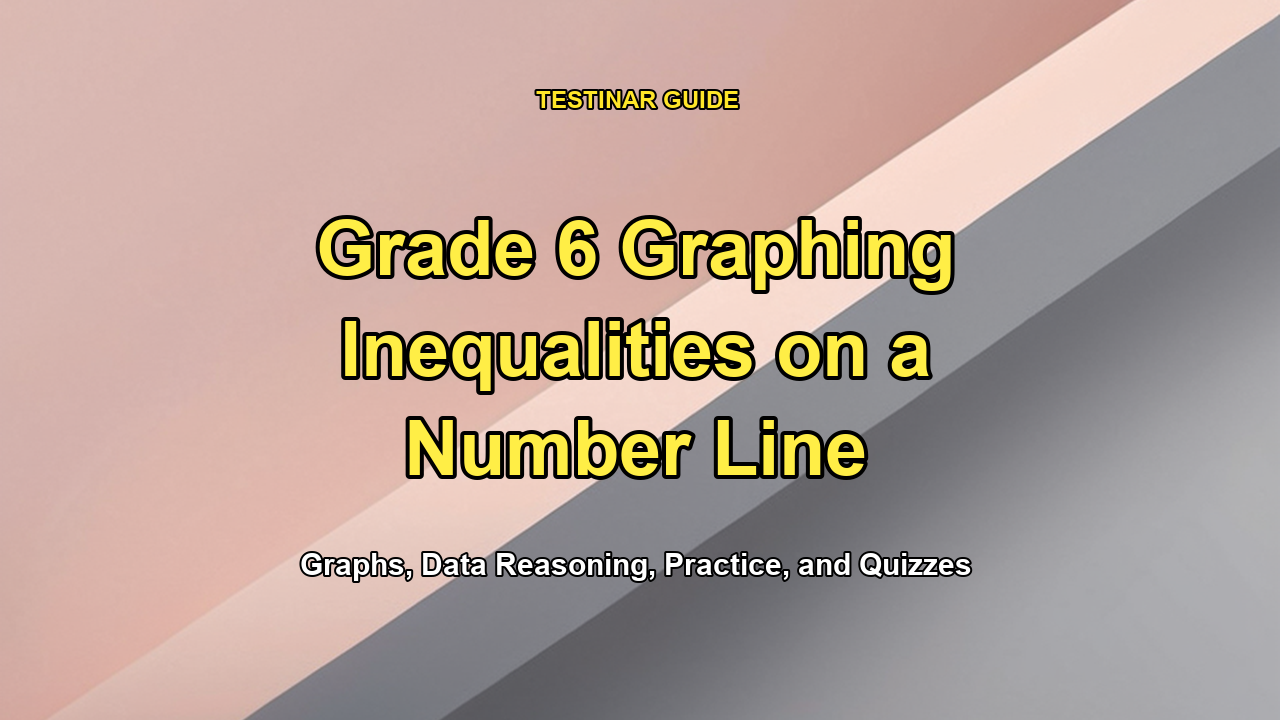 Grade 6 Graphing Inequalities on a Number Line
