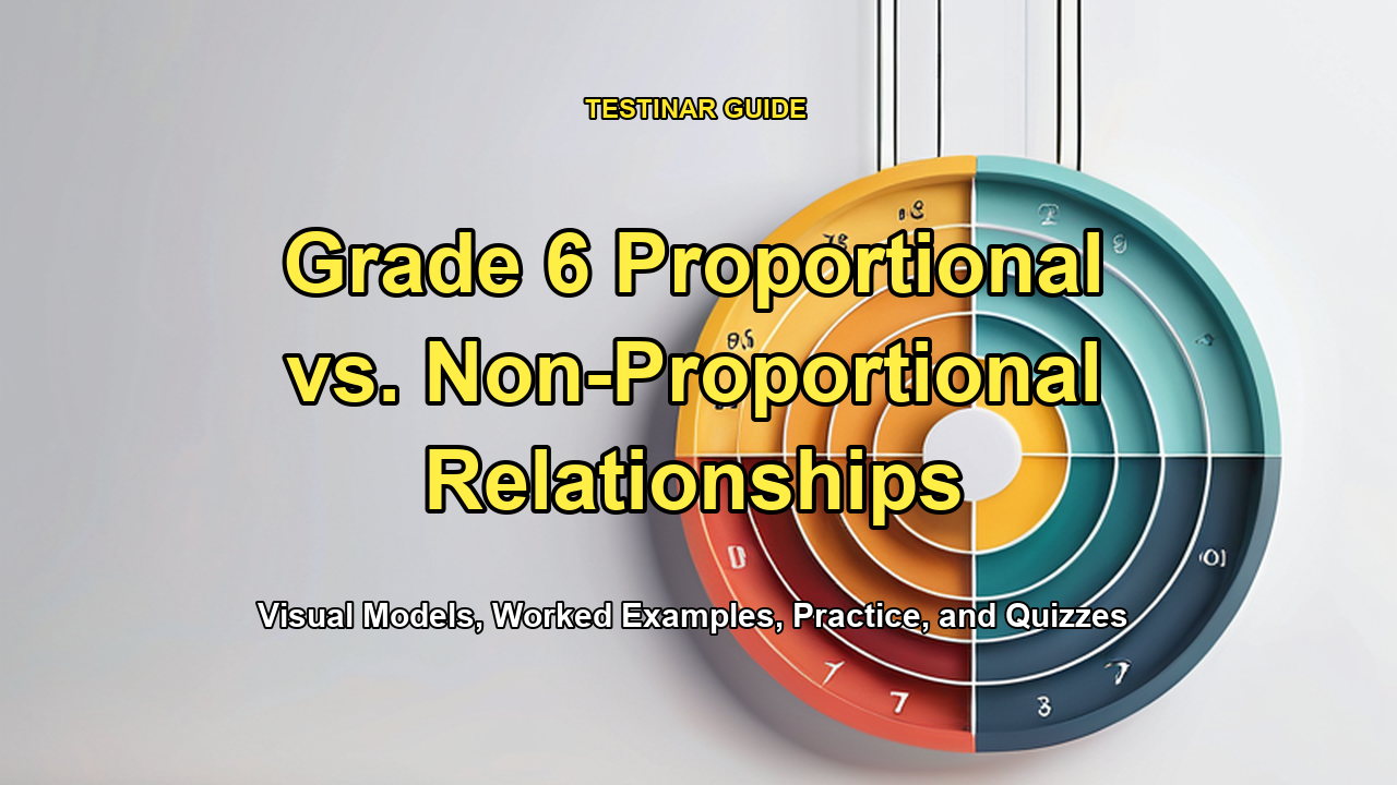 Grade 6 Proportional vs. Non-Proportional Relationships