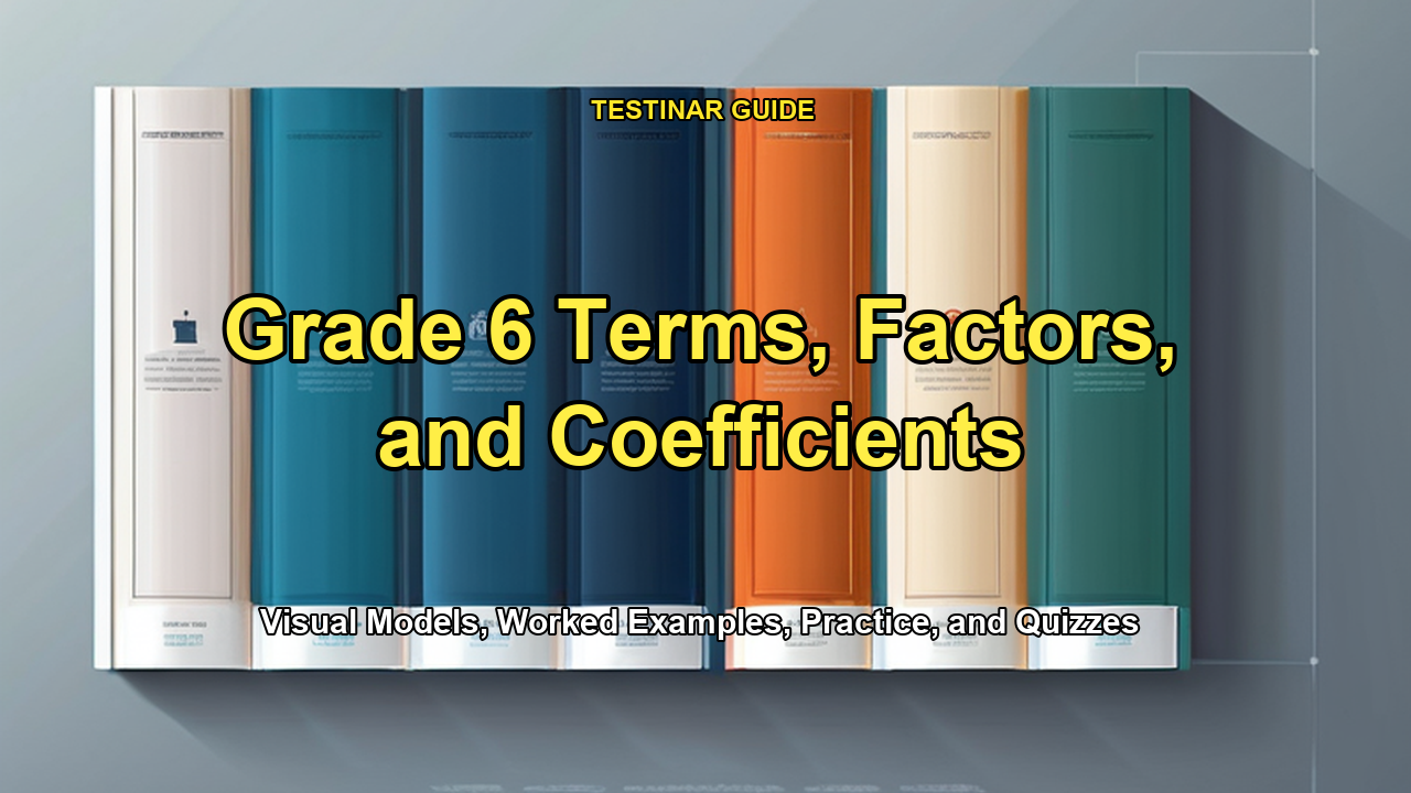 Grade 6 Terms, Factors, and Coefficients
