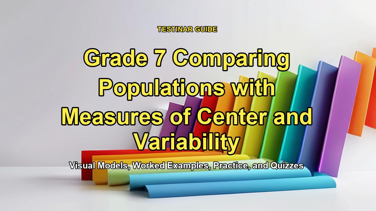 Grade 7 Comparing Populations with Measures of Center and Variability