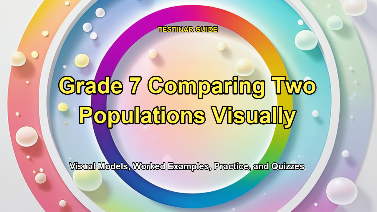 Grade 7 Comparing Two Populations Visually