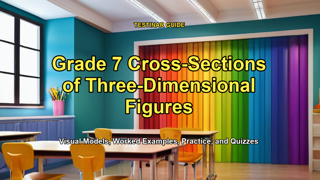 Grade 7 Cross-Sections of Three-Dimensional Figures