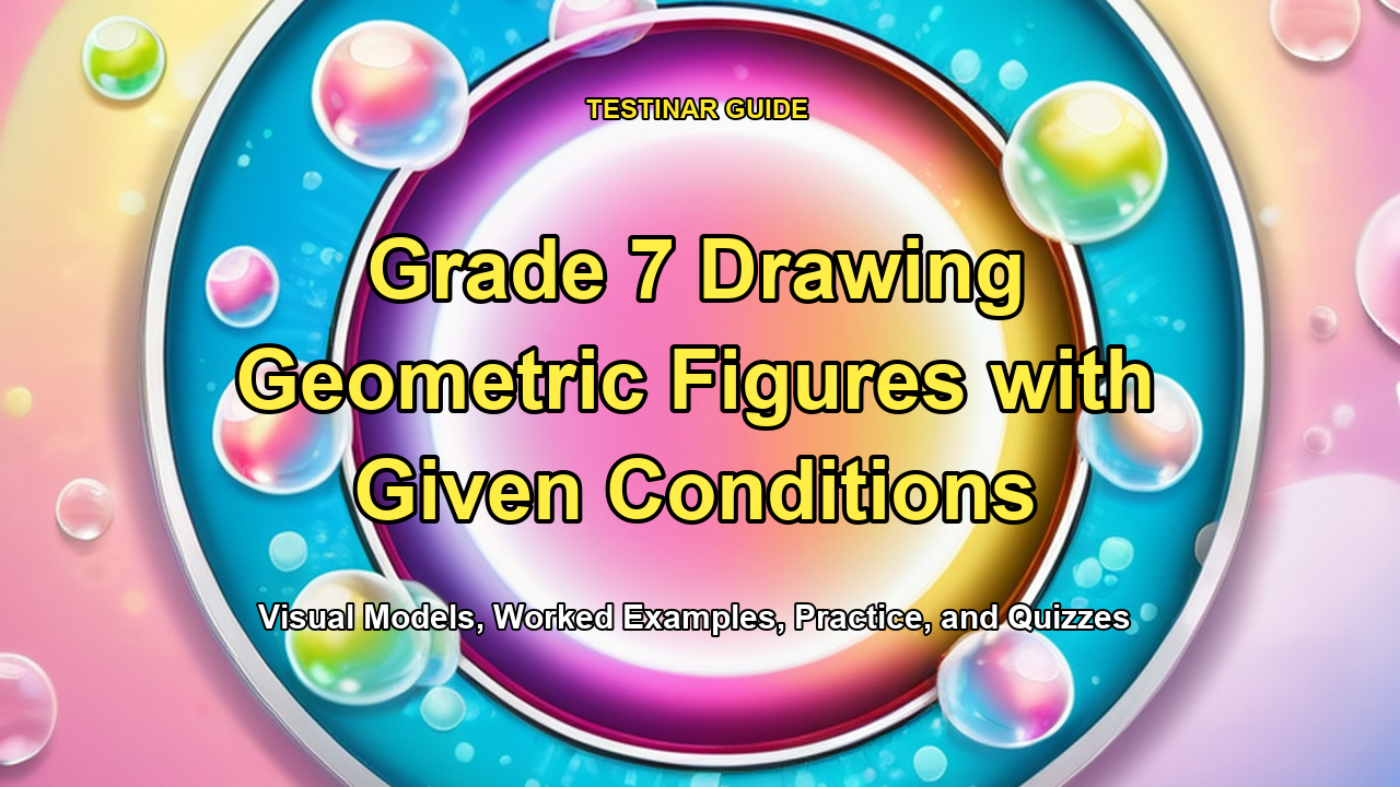 Grade 7 Drawing Geometric Figures with Given Conditions
