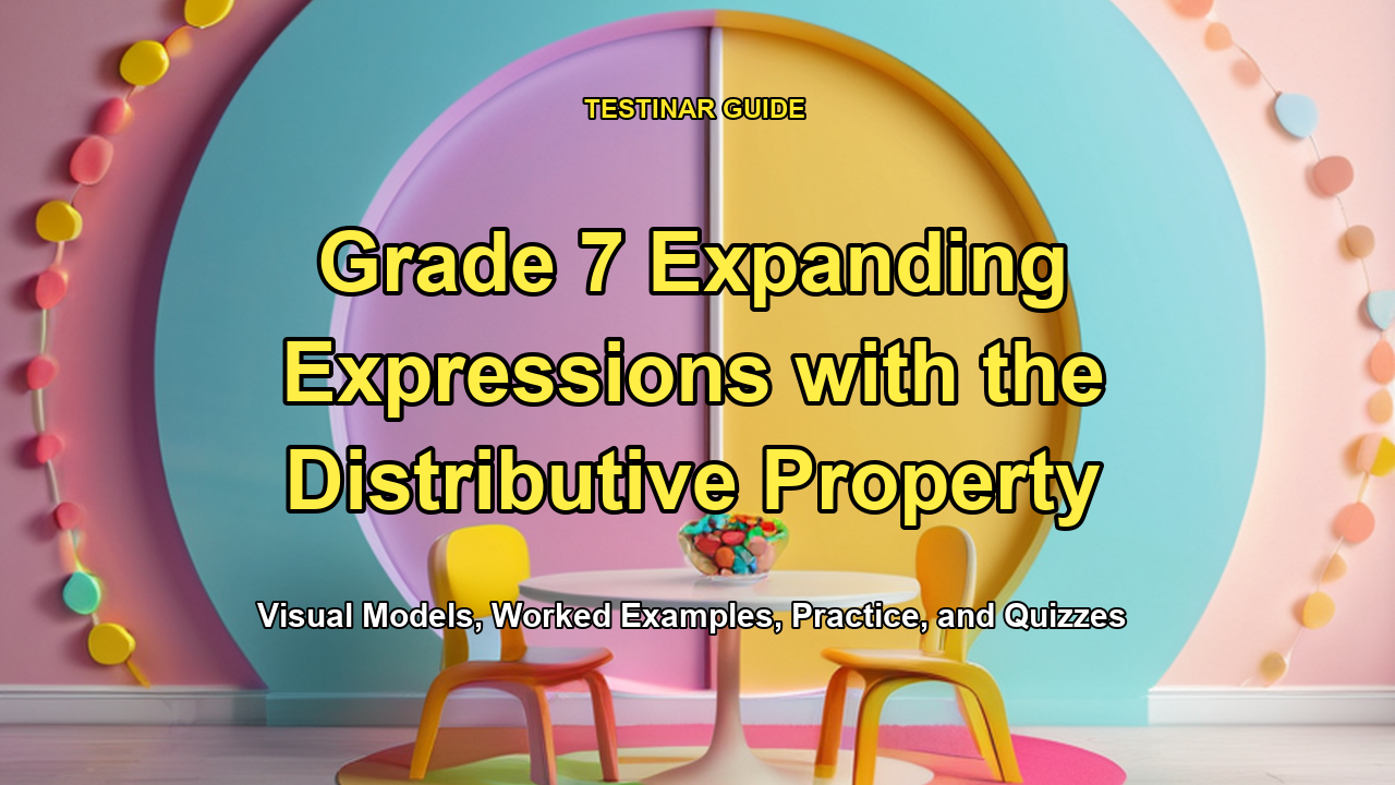 Grade 7 Expanding Expressions with the Distributive Property