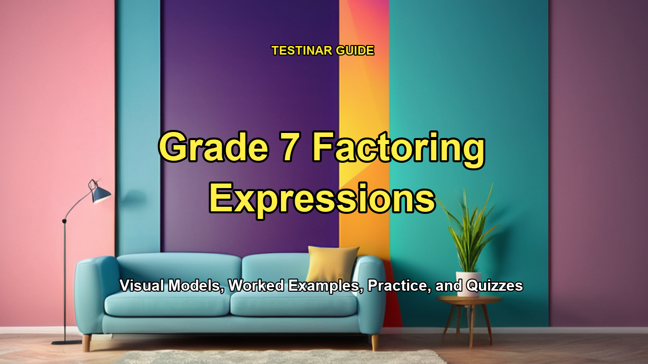Grade 7 Factoring Expressions