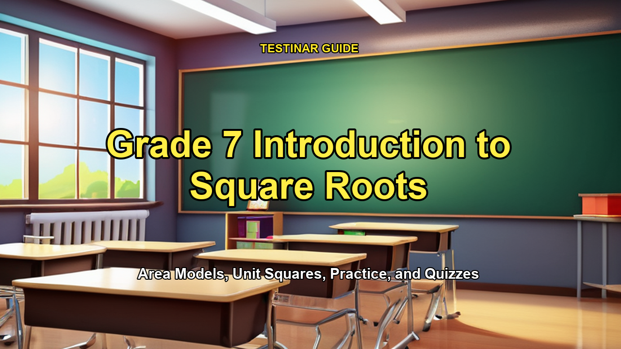 Grade 7 Introduction to Square Roots