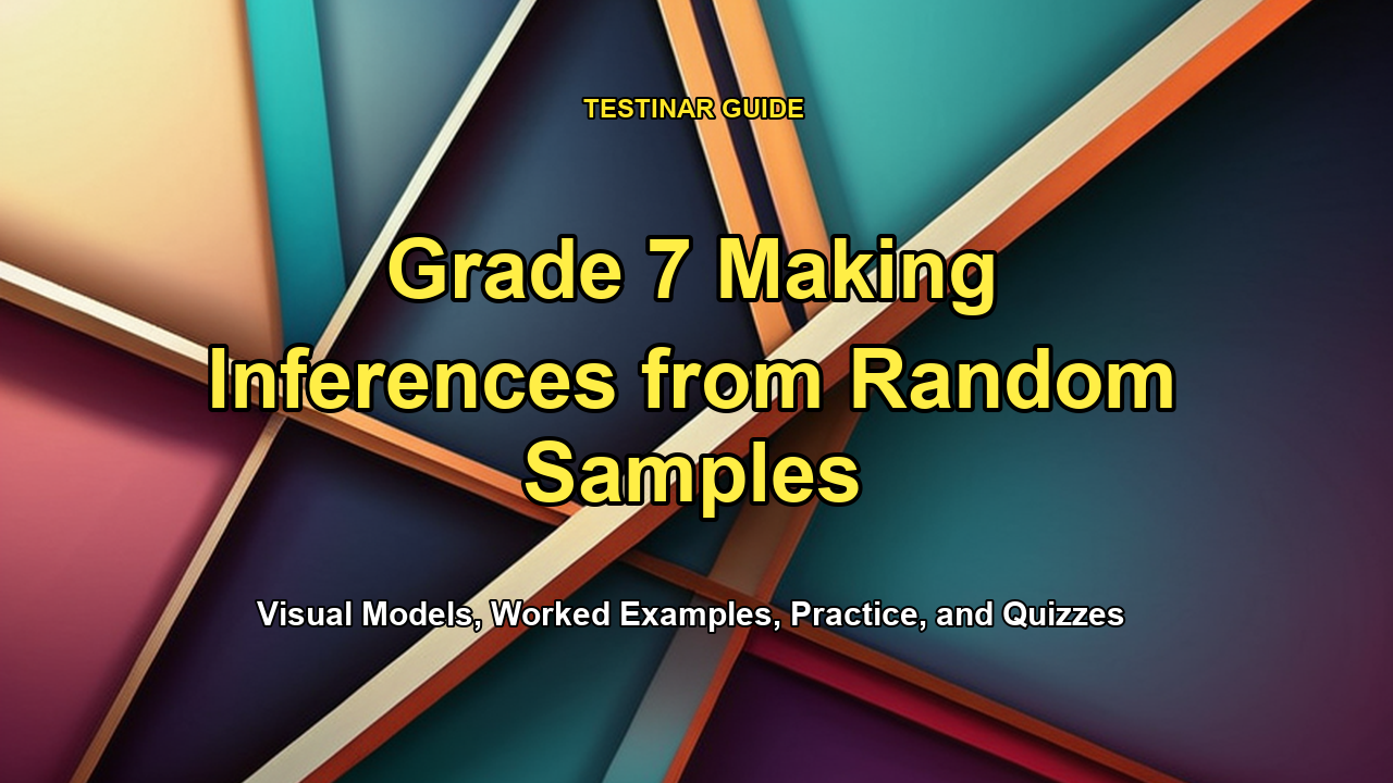 Grade 7 Making Inferences from Random Samples