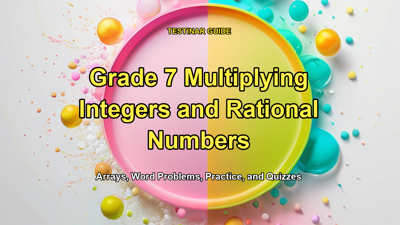 Grade 7 Multiplying Integers and Rational Numbers