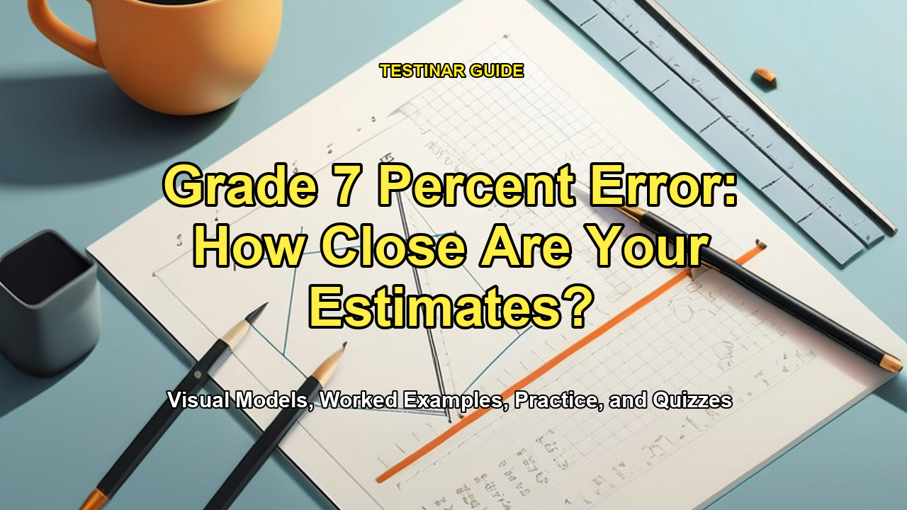 Grade 7 Percent Error: How Close Are Your Estimates?