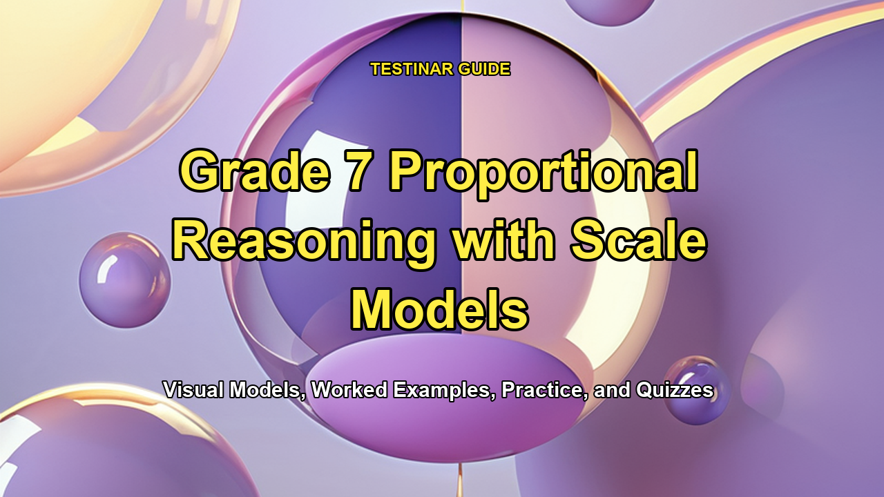 Grade 7 Proportional Reasoning with Scale Models