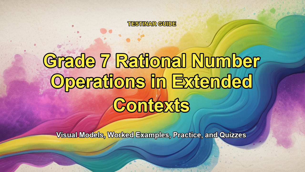 Grade 7 Rational Number Operations in Extended Contexts