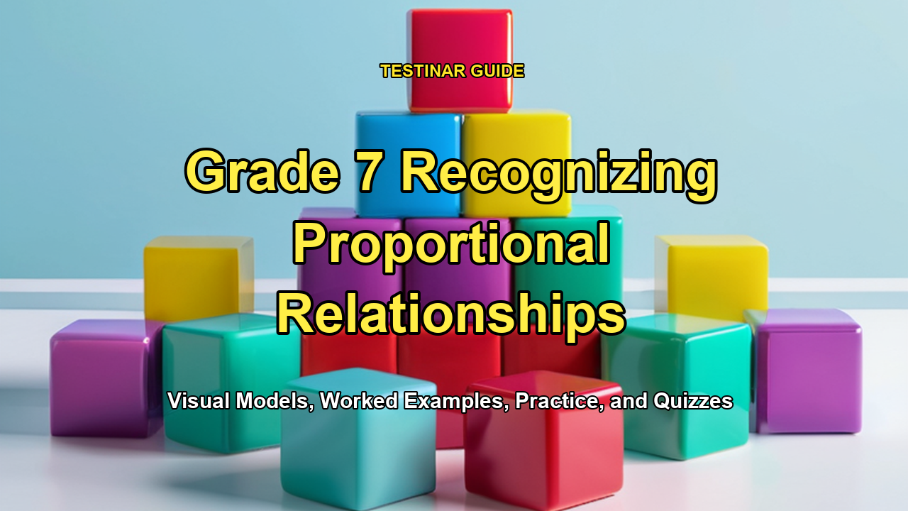Grade 7 Recognizing Proportional Relationships