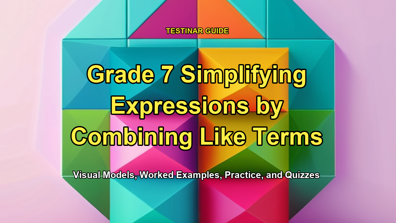 Grade 7 Simplifying Expressions by Combining Like Terms