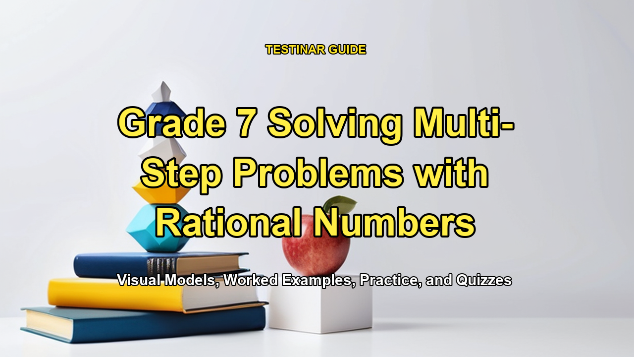 Grade 7 Solving Multi-Step Problems with Rational Numbers