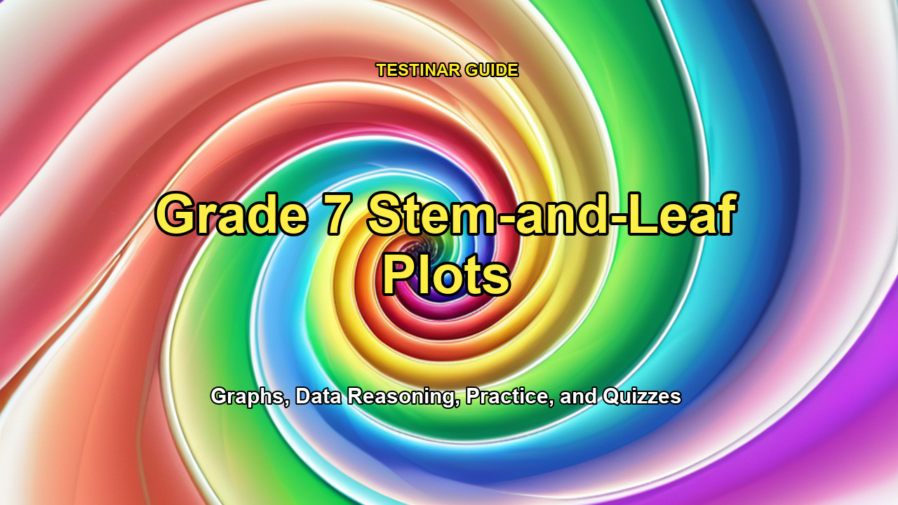 Grade 7 Stem-and-Leaf Plots