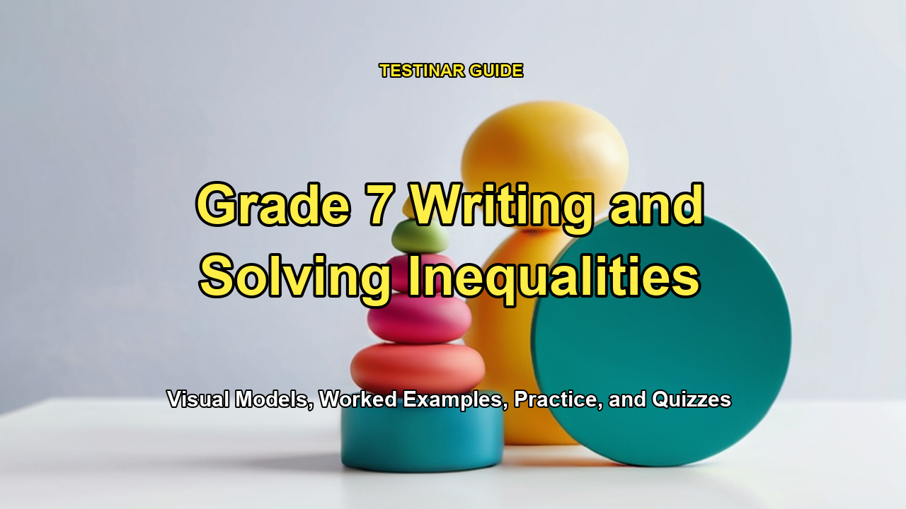 Grade 7 Writing and Solving Inequalities