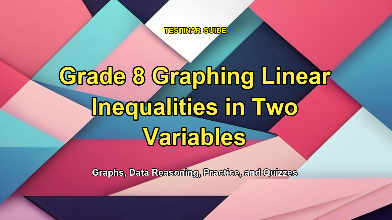 Grade 8 Graphing Linear Inequalities in Two Variables